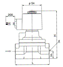 DP-10电磁阀尺寸图