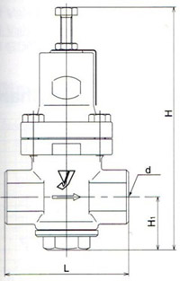 GD-45减压阀尺寸图