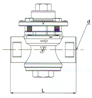 TSD-7疏水阀尺寸图