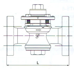 TSD-7F疏水阀尺寸图