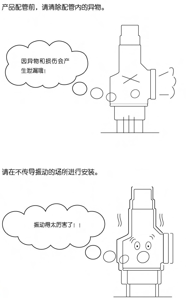 安全阀安装注意事项图