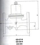 GD-29N减压阀尺寸图